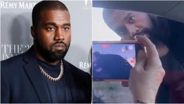 Κάνιε Γουέστ: Ξανά viral αφού άρπαξε το κινητό γυναίκας και το πέταξε στην άλλη άκρη του δρόμου - Δείτε βίντεο