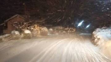 Κακοκαιρία «Μπάρμπαρα»: Έκλεισε η επαρχιακή οδός Πούντας - Καλαβρύτων