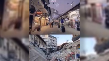 Σεισμός στην Τουρκία: Η αγορά της Αντιόχειας πριν και μετά το φονικό χτύπημα του Εγκέλαδου - Δείτε βίντεο