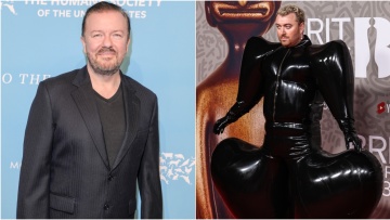 Ρίκι Τζερβέις: Αντιδράσεις στο Twitter για τον κωμικό που κορόιδεψε τον Σαμ Σμιθ