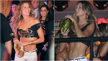 Ζιζέλ: Ξέφρενοι χοροί για το μοντέλο στο καρναβάλι του Ρίο Ντε Τζανέιρο - Δείτε βίντεο