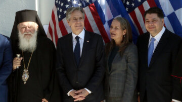 Ο Μπλίνκεν εγκαινίασε τη νέα πτέρυγα της αμερικανικής πρεσβείας - Δείτε φωτογραφίες