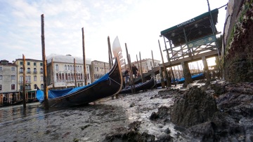 Βενετία: Η ξηρασία πλήττει τα διάσημα κανάλια