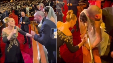 Adele: Η νύφη και ο γαμπρός που «έκλεψαν» την παράσταση σε συναυλία της - Δείτε βίντεο