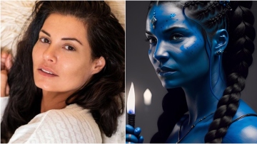 Μαρία Κορινθίου: Μεταμορφώθηκε σε Avatar - Δείτε φωτογραφίες