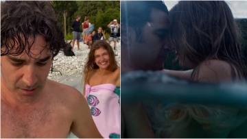 Maestro: Βίντεο από τα γυρίσματα της ερωτικής σκηνής στην παραλία με τον Ορέστη και την Κλέλια