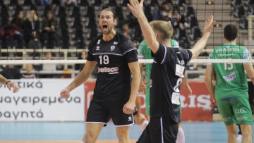  Volley League, ΠΑΟΚ-Παναθηναϊκός 3-0: Στον τελικό ο Δικέφαλος 