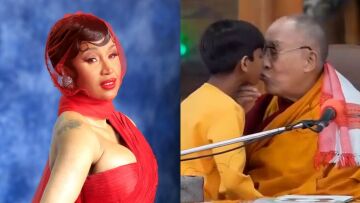 Cardi B για Δαλάι Λάμα και το φιλί με το παιδί: «Αυτός ο κόσμος είναι γεμάτος αρπακτικά»