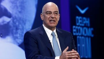 Φόρουμ Δελφών - Δένδιας: Αν η Τουρκία θέλει να συζητήσουμε με βάση το Διεθνές Δίκαιο, ίσως βρεθεί λύση