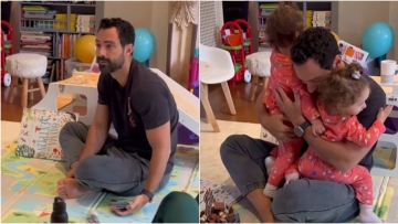 Τανιμανίδης: Η έκπληξη από την Μπόμπα και τις δίδυμες κόρες τους για τα γενέθλιά του - Δείτε το βίντεο