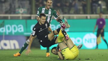 Stoiximan Super League,  Παναθηναϊκός-ΠΑΟΚ 1-1: Ασπρόμαυρο μπλοκο - Δείτε τα γκολ