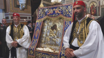 Επιστρέφει σήμερα στο Άγιο Όρος η εικόνα «Άξιον Εστί»