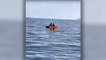 Βίντεο από τη διάσωση των δύο νεαρών που είχαν χαθεί ανοιχτά της Χερσονήσου