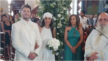 Λούκας Γιώργκας – Βασιλική Σαλαμπάση: Παντρεύτηκαν στην Κύπρο - Οι πρώτες φωτογραφίες από τον γάμο τους