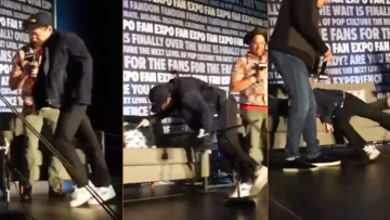 Μάικλ Τζ. Φοξ: Έπεσε σε εκδήλωση και το κοινό ανησύχησε - Δείτε το βίντεο