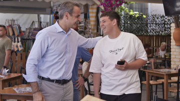 Εκλογές 2023 - Μητσοτάκης από Θάσο: Είμαστε οι μόνοι που μπορούμε να εγγυηθούμε σταθερή ανάπτυξη και μείωση φόρων