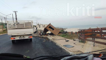 Φωτογραφίες και βίντεο από το τροχαίο δυστύχημα του 34χρονου στο Ηράκλειο