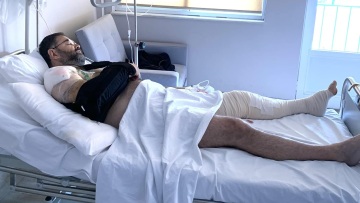 Σταύρος Μπαλάσκας: Η φωτογραφία του μέσα από το νοσοκομείο - «Όλα ΚΑΤ ευχήν»