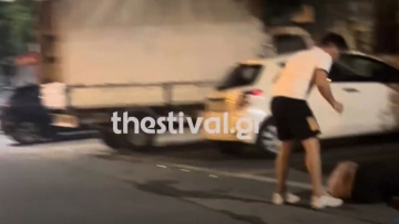 Βίντεο: Άγριο επεισόδιο με Μαροκινό που παρενόχλησε κοπέλα στο κέντρο της Θεσσαλονίκης