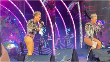 Pink: Θαυμάστριά της πέταξε τις στάχτες της μητέρας της στη σκηνή την ώρα που τραγουδούσε
