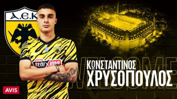 ΑΕΚ: Ανακοίνωσε Χρυσόπουλο η Ένωση