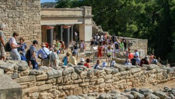 Κρήτη - Καύσωνας Κλέων: Κλείνει για πέντε ώρες η Κνωσός και άλλοι αρχαιολογικοί