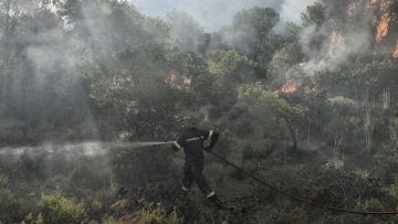 Πολύ υψηλός κίνδυνος πυρκαγιάς αύριο για Αττική και άλλες πέντε περιφέρειες