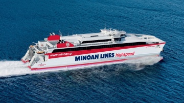 Minoan Lines: Έκπτωση 20% για Κυκλάδες με το καταμαράν Santorini Palace