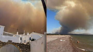 Εκτός ελέγχου η πυρκαγιά στη Ρόδο: Νέο μήνυμα του 112 για να εκκενωθούν Ασκληπιείο και Κιοτάρι