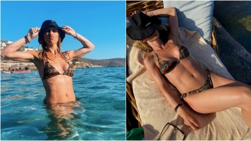 Ντορέττα Παπαδημητρίου: Στη Σύρο για διακοπές 