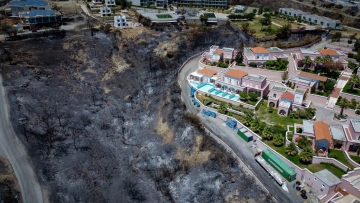 Φωτιά στη Ρόδο: Drone δείχνει την καταστροφή στο νησί μετά την πυρκαγιά - Δείτε φωτογραφίες