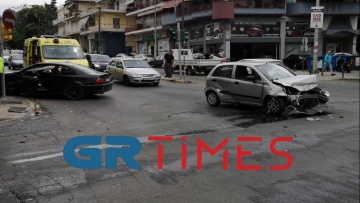 Θεσσαλονίκη: Τέσσερα τροχαία μέσα σε λίγες ώρες - Πέντε τραυματίες