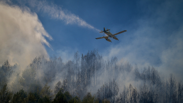 Φωτιά - Κάρυστος: Τέθηκε υπό μερικό έλεγχο