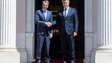 Στο Μαξίμου οι υπουργοί Εξωτερικών και Δικαιοσύνης της Κροατίας