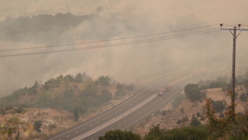Φωτιά στην Αλεξανδρούπολη: Προσπάθειες να ανακοπεί η πορεία της προς τον οικισμό της Δαδιάς