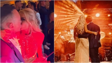 Κωνσταντίνα Σπυροπούλου: Οι χοροί και το φιλί με τον Βασίλη Σταθοκωστόπουλο στη βάφτιση του γιου τους - Βίντεο