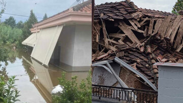 Κακοκαιρία Daniel: 100 εγκλωβισμένοι σε σπίτια στα Mεγάλα Καλύβια Τρικάλων, αποκλεισμένο το χωριό - Δείτε βίντεο και φωτογραφίες