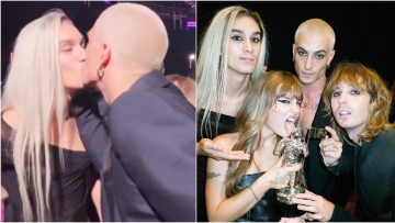 Maneskin: Βίντεο: Η στιγμή που ο Νταμιάνο Νταβίντ φιλά στο στόμα τον ντράμερ