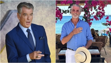  Πιρς Μπρόσναν: Δοκίμασε την ελληνική κουζίνα στη Σάμο - Αγαπημένο του πιάτο τα ντολμαδάκια