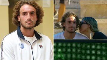 Στέφανος Τσιτσιπάς: Με την Πάουλα Μπαντόσα στο Καλλιμάρμαρο για το Davis Cup - Δείτε το βίντεο