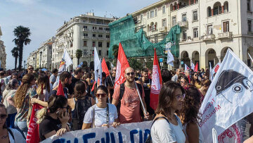 Σε εξέλιξη οι συγκεντρώσεις για το εργασιακό νομοσχέδιο και στη Θεσσαλονίκη