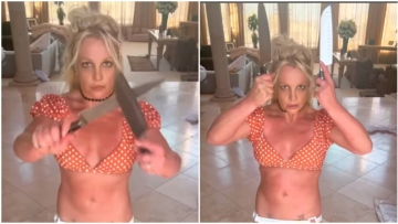 Μπρίτνεϊ Σπίαρς: Χορεύει με κουζινομάχαιρα - «Προκαλεί ανησυχία» γράφει η Daily Mail