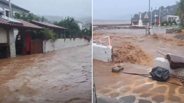 Κακοκαιρία Elias - Θεσσαλία: «Πνίγηκε» ξανά το Πήλιο - Στο έλεος των πλημμυρών η Μηλίνα, κινδυνεύουν σπίτια