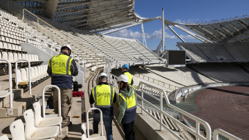 Απρίλιος 2023: Όταν ξεκινούσε ο έλεγχος των μεταλλικών κατασκευών του ΟΑΚΑ