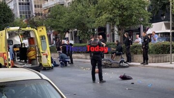 Θεσσαλονίκη: Τροχαίο με μοτοσικλέτα που παρέσυρε γυναίκα  ενώ προσπαθούσε να διασχίσει τον δρόμο