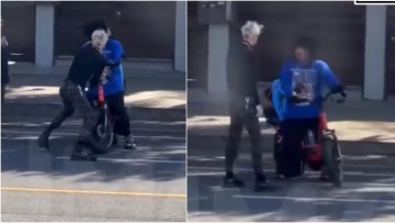 Μασίν Γκαν Κέλι: Τσακώθηκε στον δρόμο με τον dj Κέργουιν Φροστ - Δείτε το βίντεο