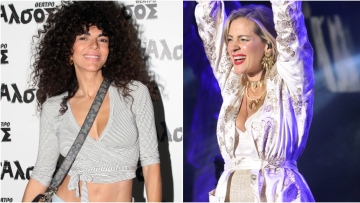 Μαρία Σολωμού: Στη συναυλία της Νατάσσας Μποφίλου η ηθοποιός - Δείτε τις φωτογραφίες