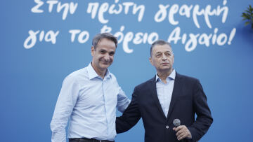 Μητσοτάκης στη Λέσβο: Οι πολίτες στήριξαν τις επιλογές μας - Κερδίσαμε 7 περιφέρειες και δεν σταματάμε εδώ