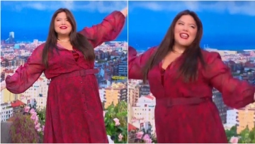 Δανάη Μπάρκα: Χορεύοντας επέστρεψε στο πλατό, μετά τον κορωνοϊό - Δείτε το βίντεο