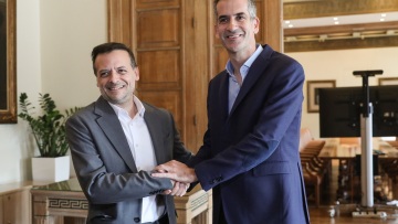 Κώστας Μπακογιάννης - Χάρης Δούκας: Συμφώνησαν στενή συνεργασία για ομαλή μετάβαση στον δήμο Αθηναίων